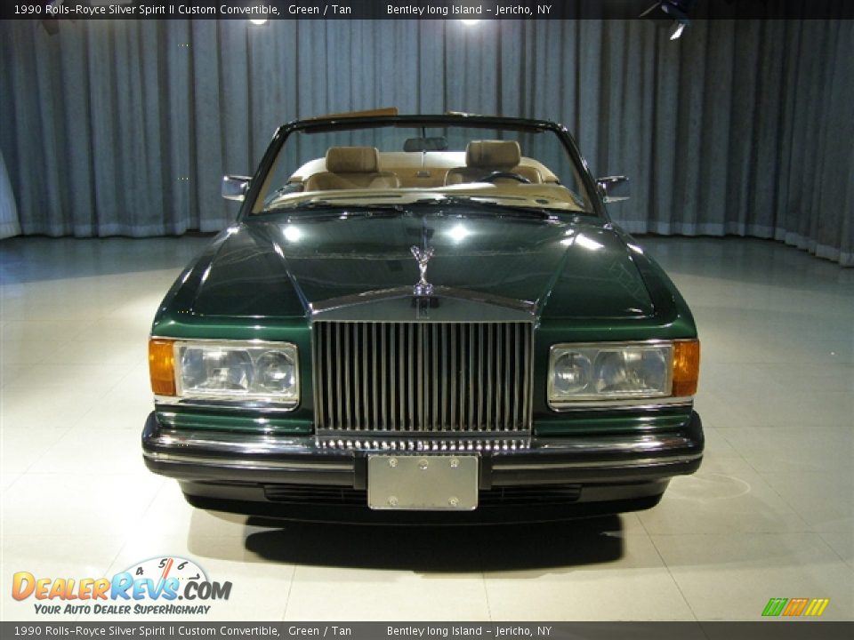 1990 Rolls-Royce Silver Spirit II Custom Convertible Green / Tan Photo #4