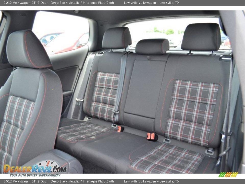 Rear Seat of 2012 Volkswagen GTI 2 Door Photo #4