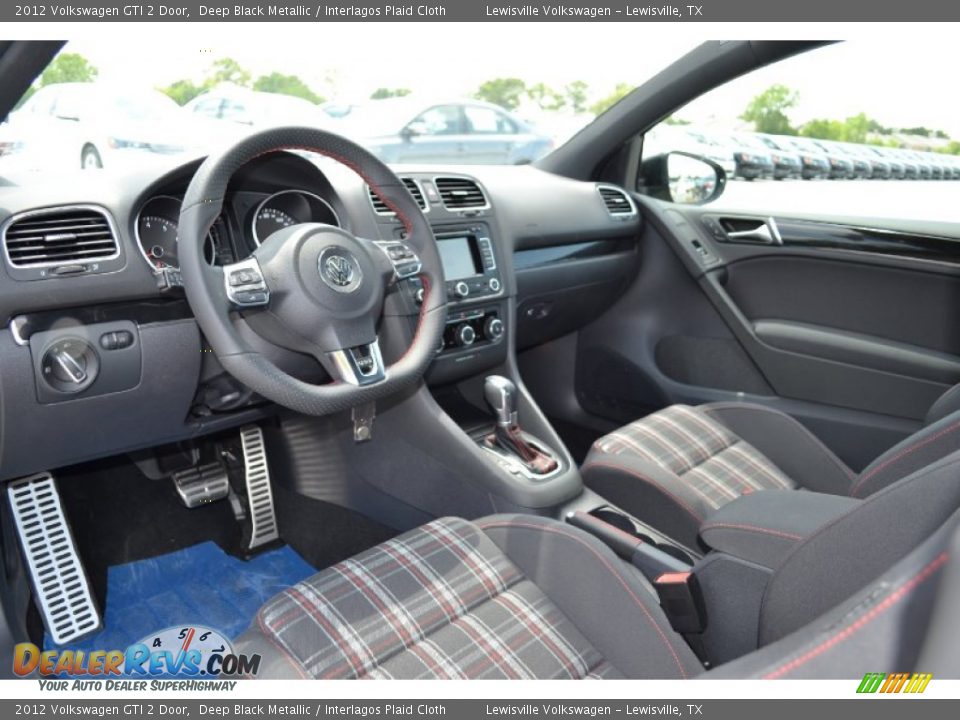 Interlagos Plaid Cloth Interior - 2012 Volkswagen GTI 2 Door Photo #5