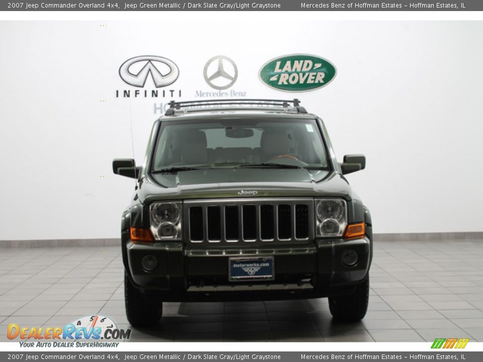 2007 Jeep Commander Overland 4x4 Jeep Green Metallic / Dark Slate Gray/Light Graystone Photo #3