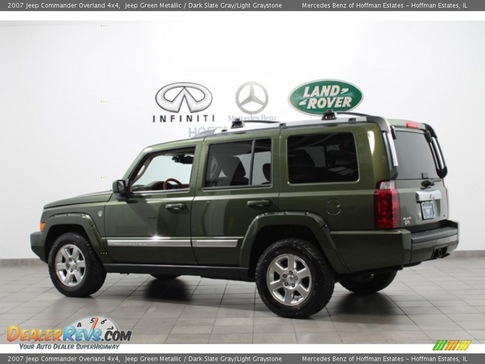 2007 Jeep Commander Overland 4x4 Jeep Green Metallic / Dark Slate Gray/Light Graystone Photo #5