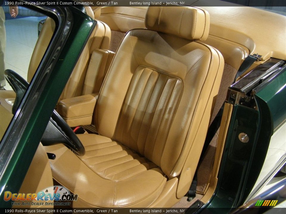 1990 Rolls-Royce Silver Spirit II Custom Convertible Green / Tan Photo #5