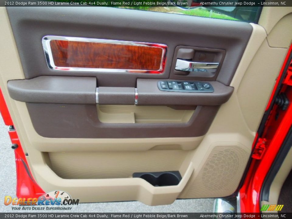 Door Panel of 2012 Dodge Ram 3500 HD Laramie Crew Cab 4x4 Dually Photo #10