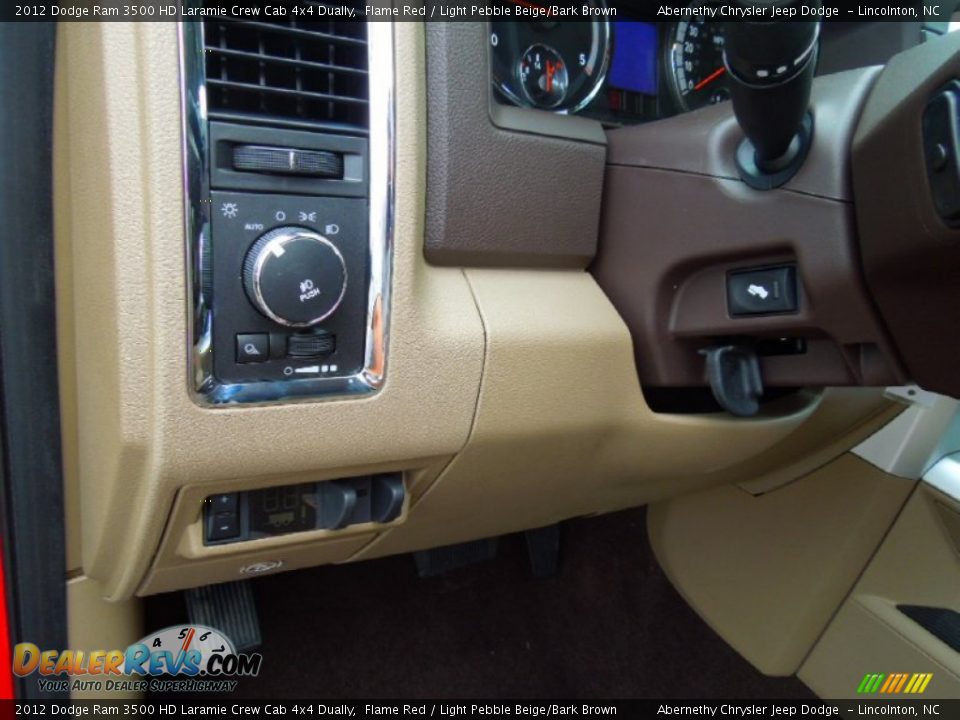 Controls of 2012 Dodge Ram 3500 HD Laramie Crew Cab 4x4 Dually Photo #11