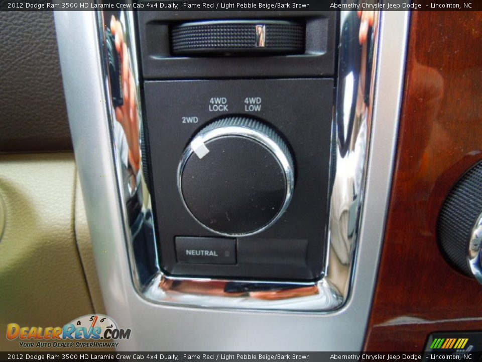 Controls of 2012 Dodge Ram 3500 HD Laramie Crew Cab 4x4 Dually Photo #13