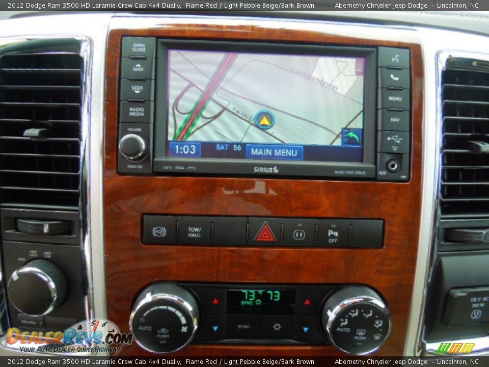 Navigation of 2012 Dodge Ram 3500 HD Laramie Crew Cab 4x4 Dually Photo #14