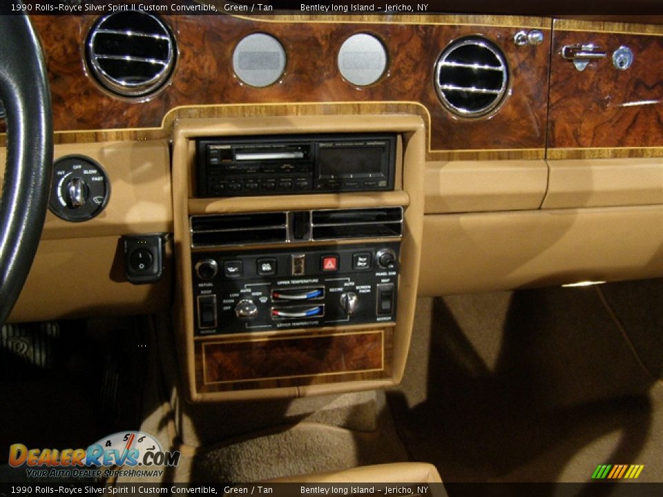 1990 Rolls-Royce Silver Spirit II Custom Convertible Green / Tan Photo #8