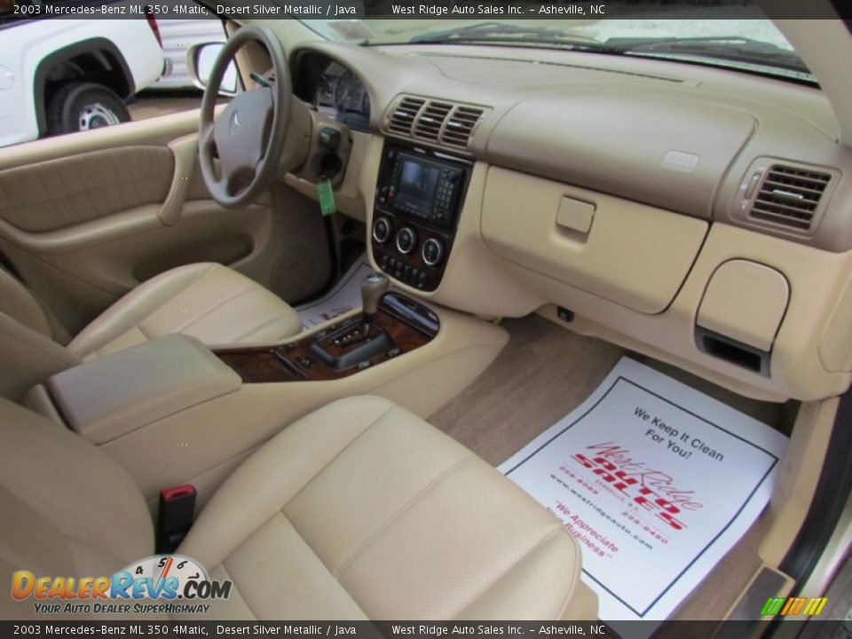 Java Interior - 2003 Mercedes-Benz ML 350 4Matic Photo #14