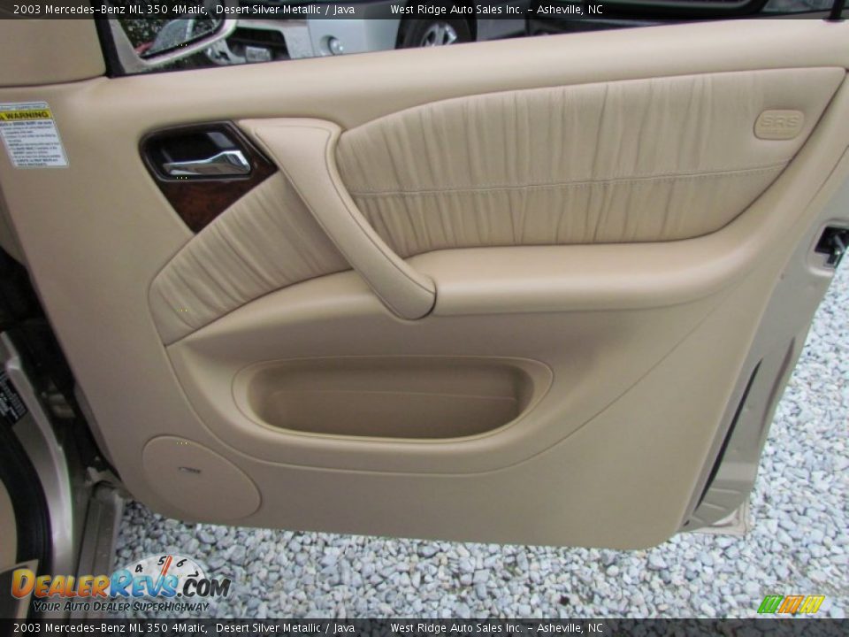 Door Panel of 2003 Mercedes-Benz ML 350 4Matic Photo #15