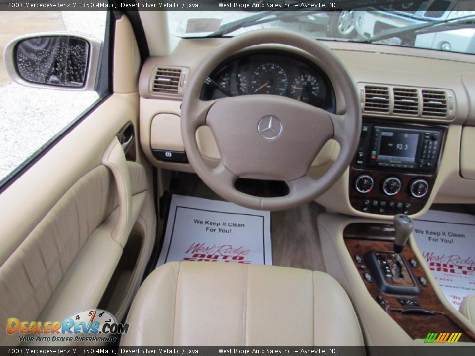 Java Interior - 2003 Mercedes-Benz ML 350 4Matic Photo #20