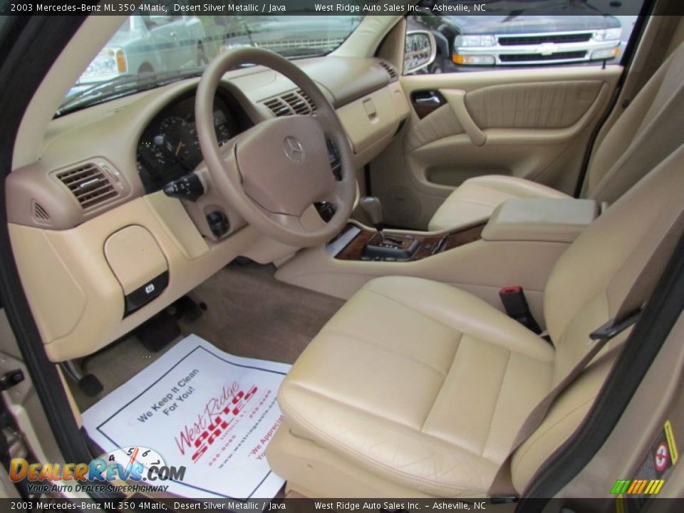 Java Interior - 2003 Mercedes-Benz ML 350 4Matic Photo #22