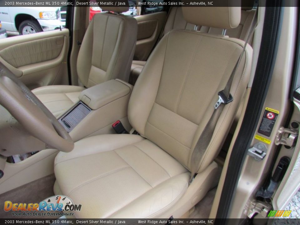 Front Seat of 2003 Mercedes-Benz ML 350 4Matic Photo #23