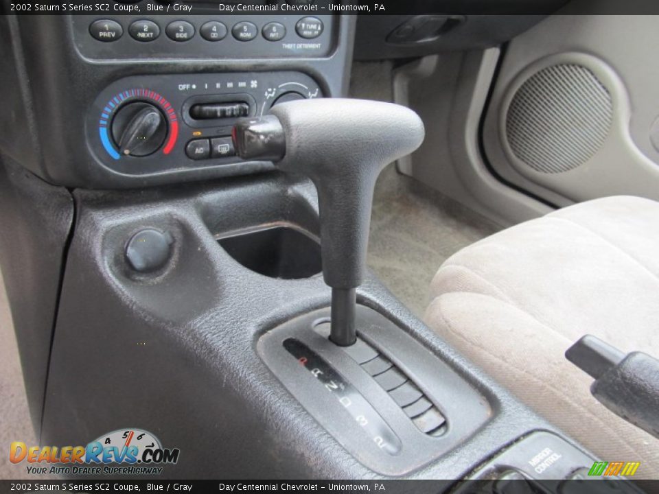 2002 Saturn S Series SC2 Coupe Blue / Gray Photo #13
