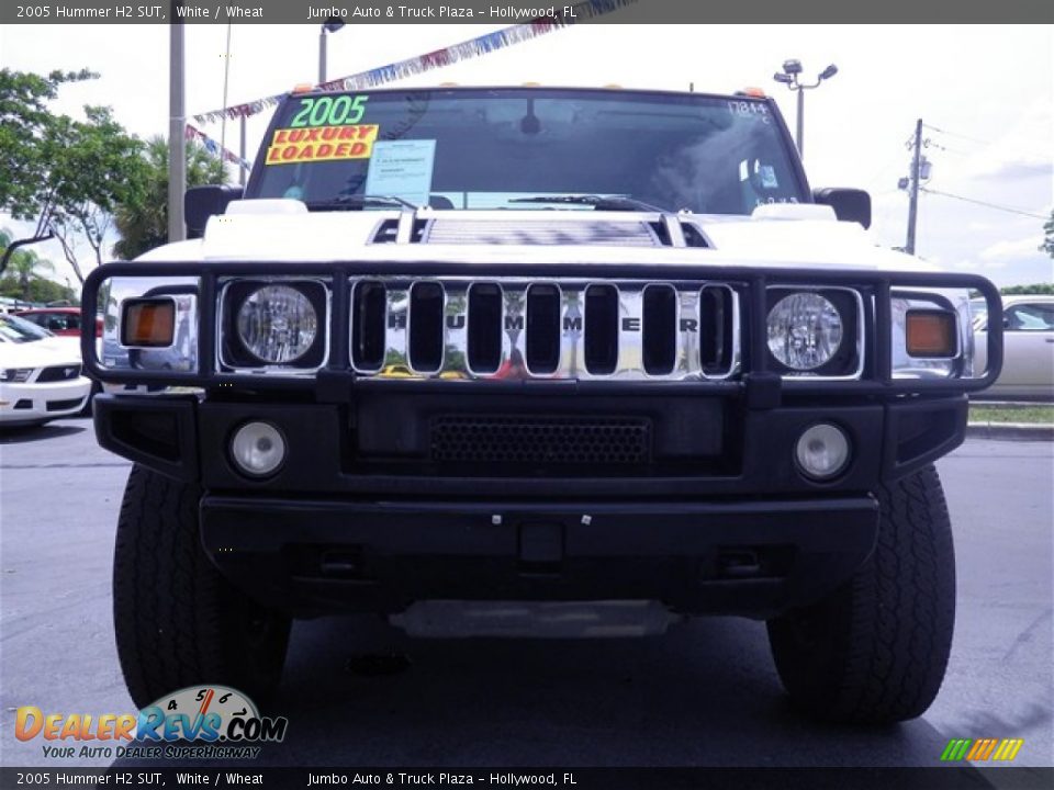 2005 Hummer H2 SUT White / Wheat Photo #3