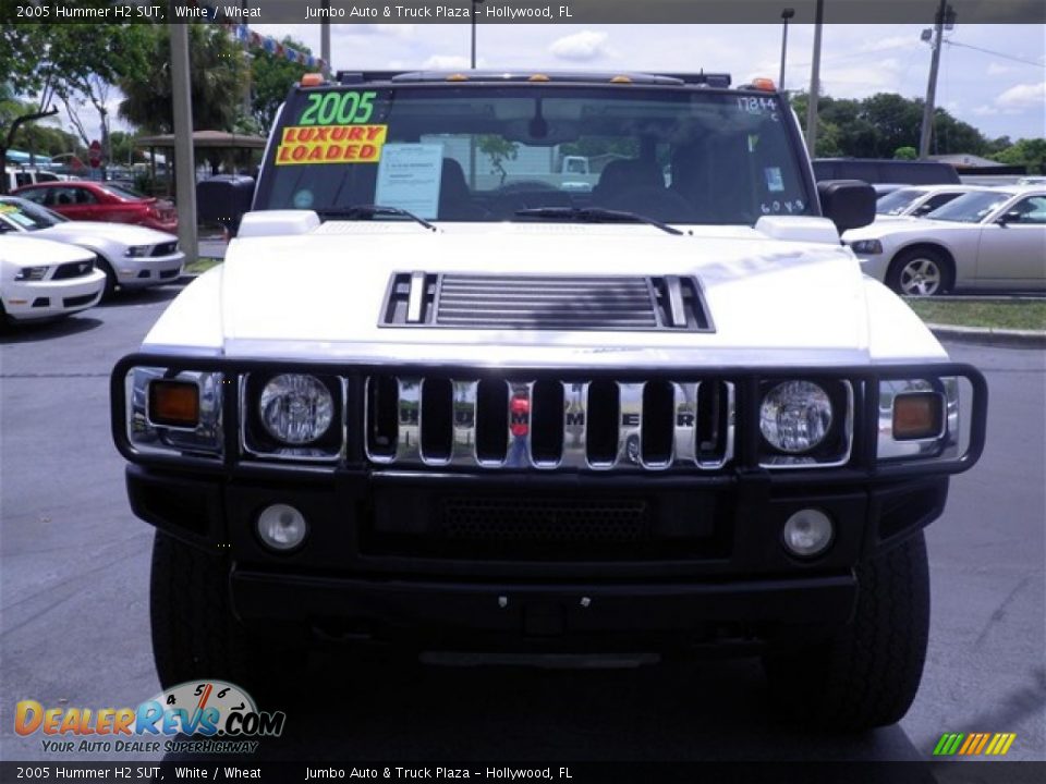 2005 Hummer H2 SUT White / Wheat Photo #5