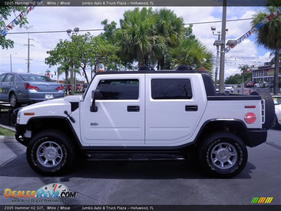 2005 Hummer H2 SUT White / Wheat Photo #8