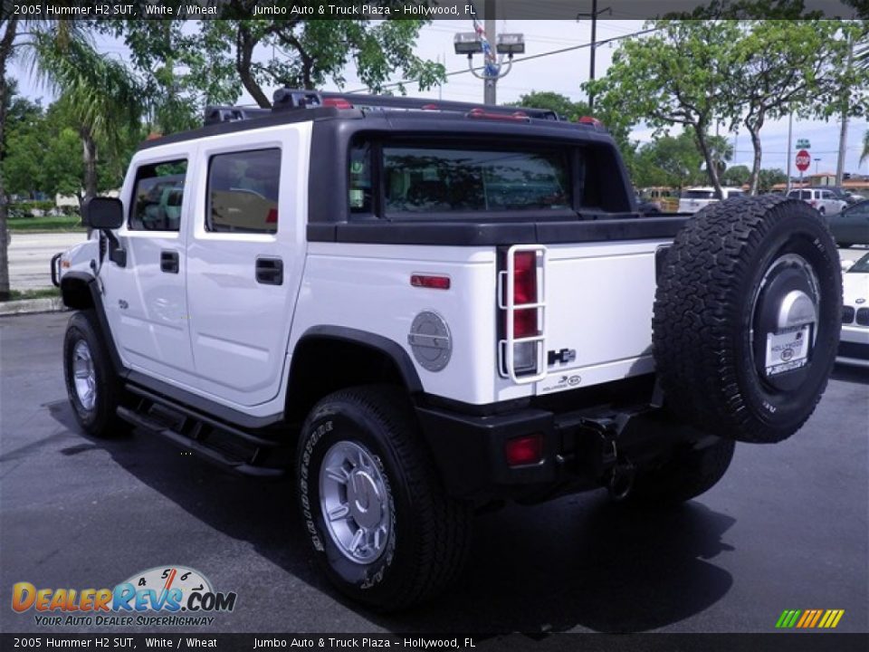 2005 Hummer H2 SUT White / Wheat Photo #9