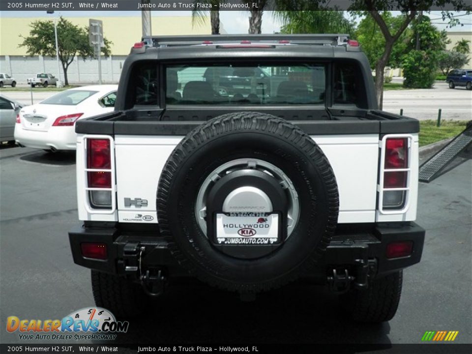 2005 Hummer H2 SUT White / Wheat Photo #12