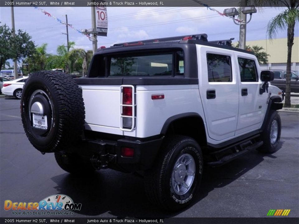 2005 Hummer H2 SUT White / Wheat Photo #15