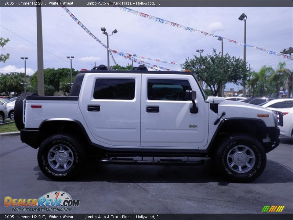 2005 Hummer H2 SUT White / Wheat Photo #16