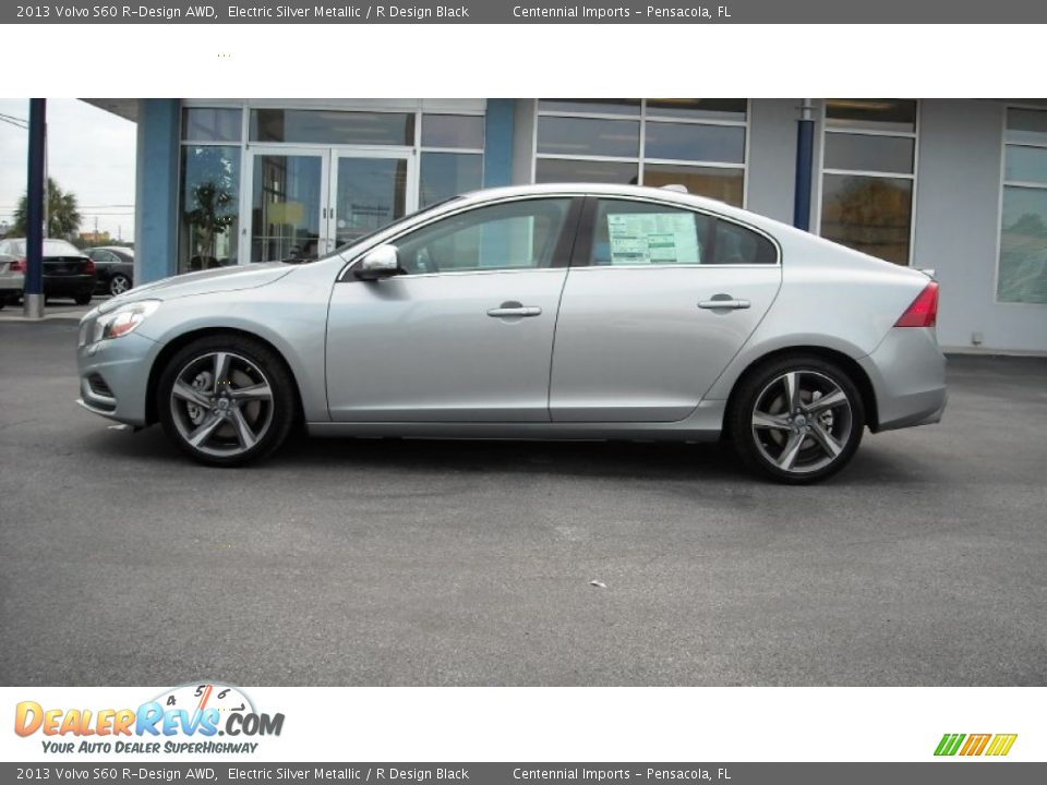 Electric Silver Metallic 2013 Volvo S60 R-Design AWD Photo #2