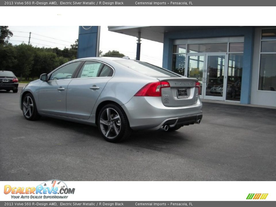 2013 Volvo S60 R-Design AWD Electric Silver Metallic / R Design Black Photo #3