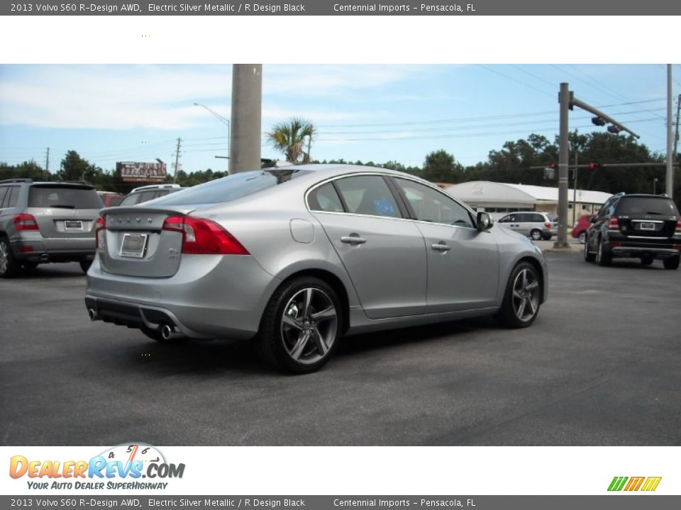 2013 Volvo S60 R-Design AWD Electric Silver Metallic / R Design Black Photo #5