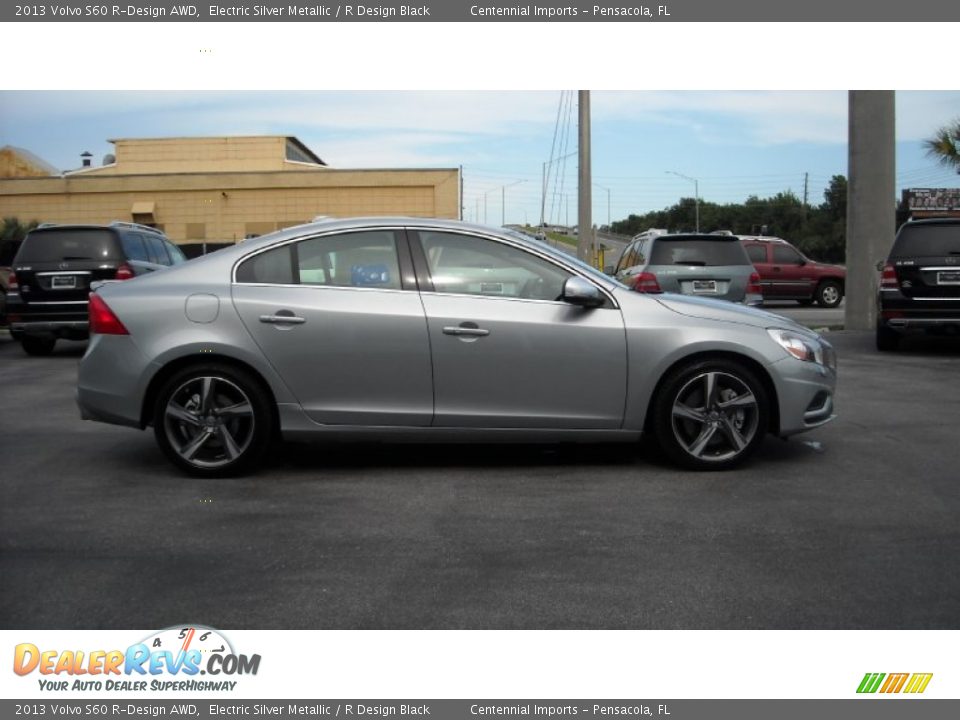 2013 Volvo S60 R-Design AWD Electric Silver Metallic / R Design Black Photo #6