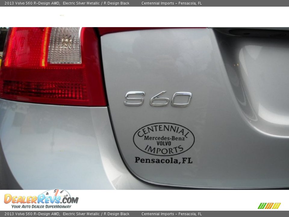 2013 Volvo S60 R-Design AWD Electric Silver Metallic / R Design Black Photo #14