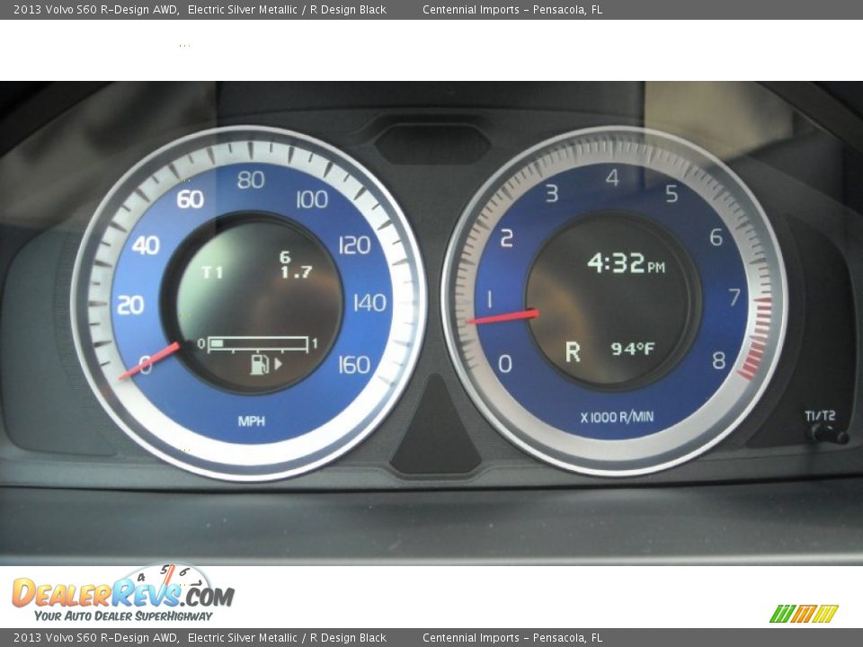 2013 Volvo S60 R-Design AWD Gauges Photo #29