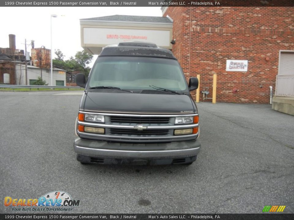 1999 Chevrolet Express 1500 Passenger Conversion Van Black / Neutral Photo #1