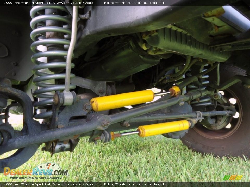 Undercarriage of 2000 Jeep Wrangler Sport 4x4 Photo #18