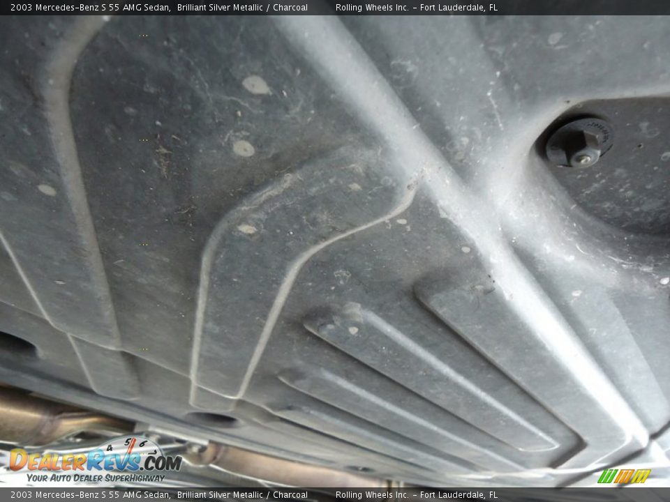 2003 Mercedes-Benz S 55 AMG Sedan Brilliant Silver Metallic / Charcoal Photo #23