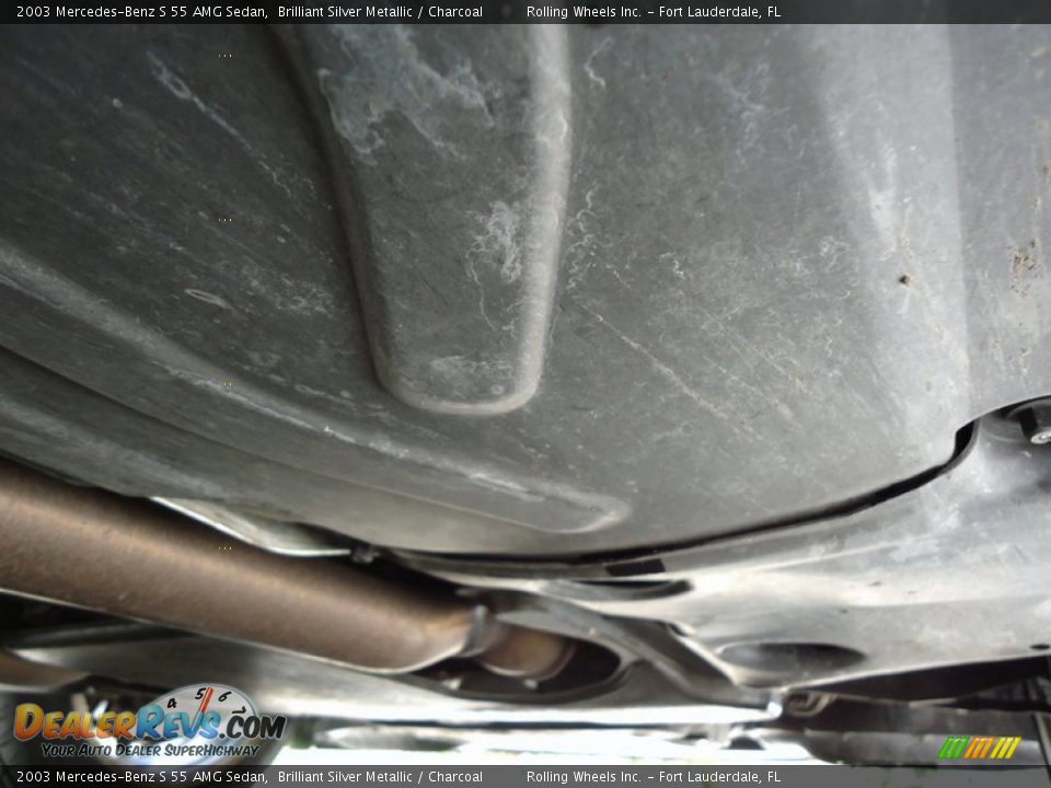 2003 Mercedes-Benz S 55 AMG Sedan Brilliant Silver Metallic / Charcoal Photo #24