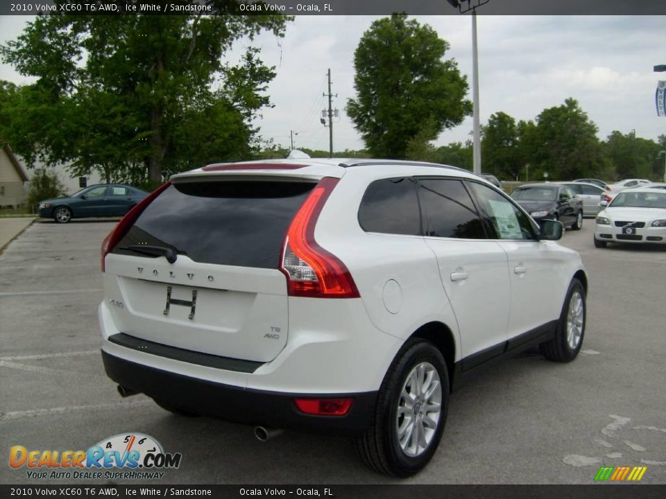 2010 Volvo XC60 T6 AWD Ice White / Sandstone Photo #3