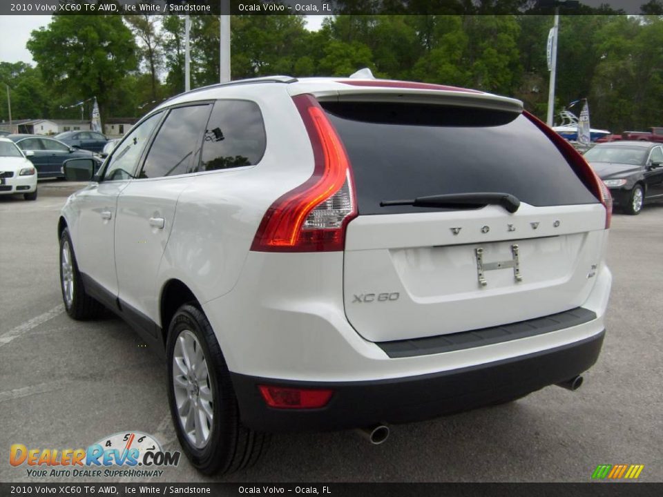 2010 Volvo XC60 T6 AWD Ice White / Sandstone Photo #5