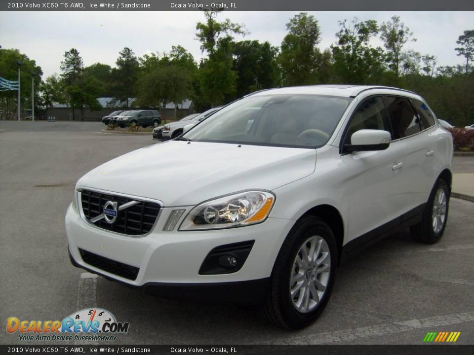 2010 Volvo XC60 T6 AWD Ice White / Sandstone Photo #7