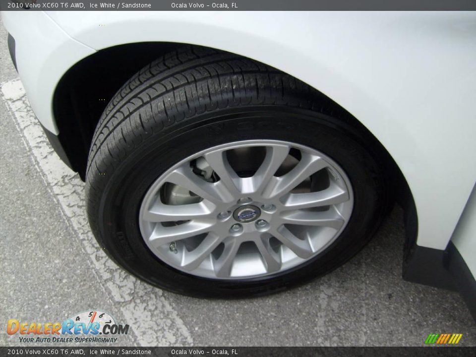 2010 Volvo XC60 T6 AWD Ice White / Sandstone Photo #10