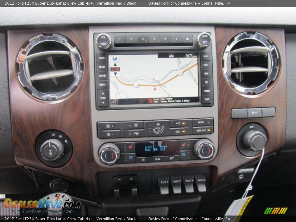 Controls of 2012 Ford F250 Super Duty Lariat Crew Cab 4x4 Photo #11