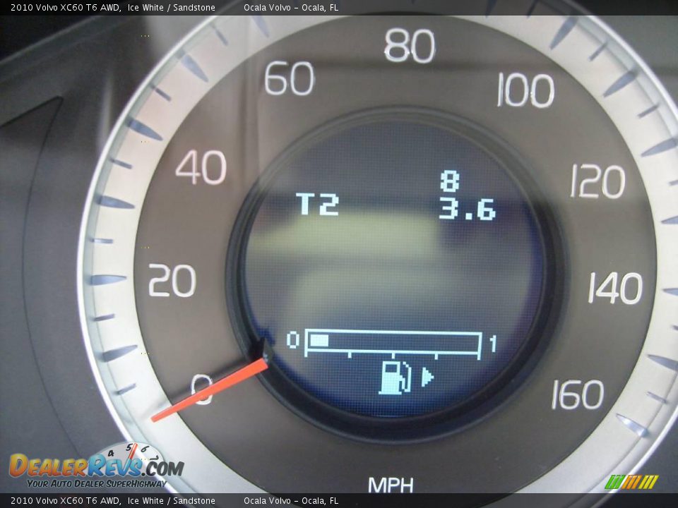 2010 Volvo XC60 T6 AWD Ice White / Sandstone Photo #12