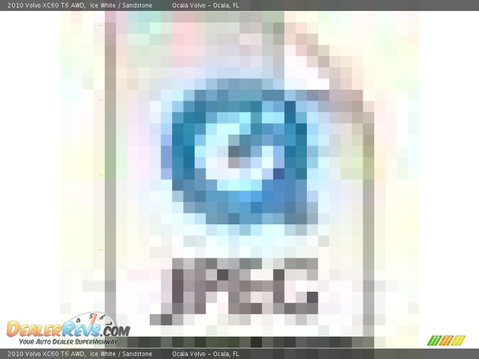 2010 Volvo XC60 T6 AWD Ice White / Sandstone Photo #20