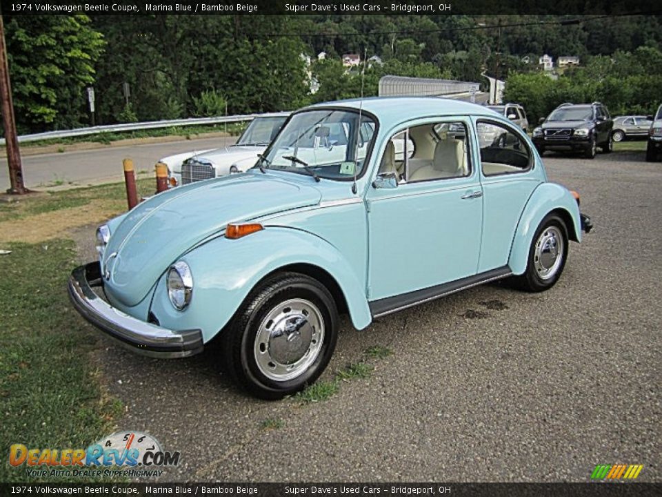 Front 3/4 View of 1974 Volkswagen Beetle Coupe Photo #1