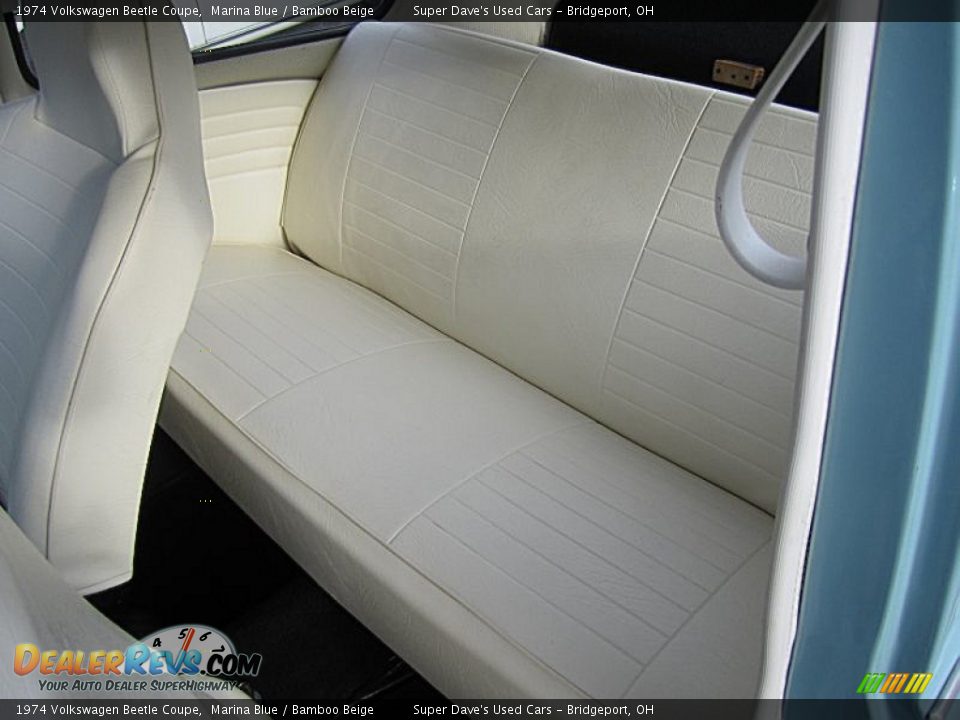 Rear Seat of 1974 Volkswagen Beetle Coupe Photo #14