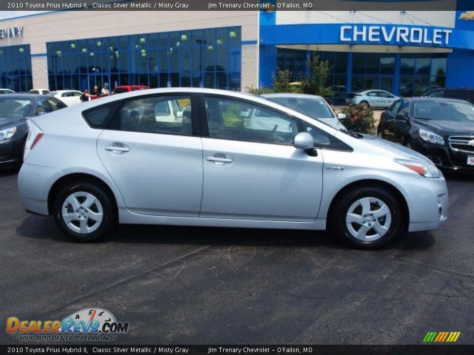 2010 Toyota Prius Hybrid II Classic Silver Metallic / Misty Gray Photo #1