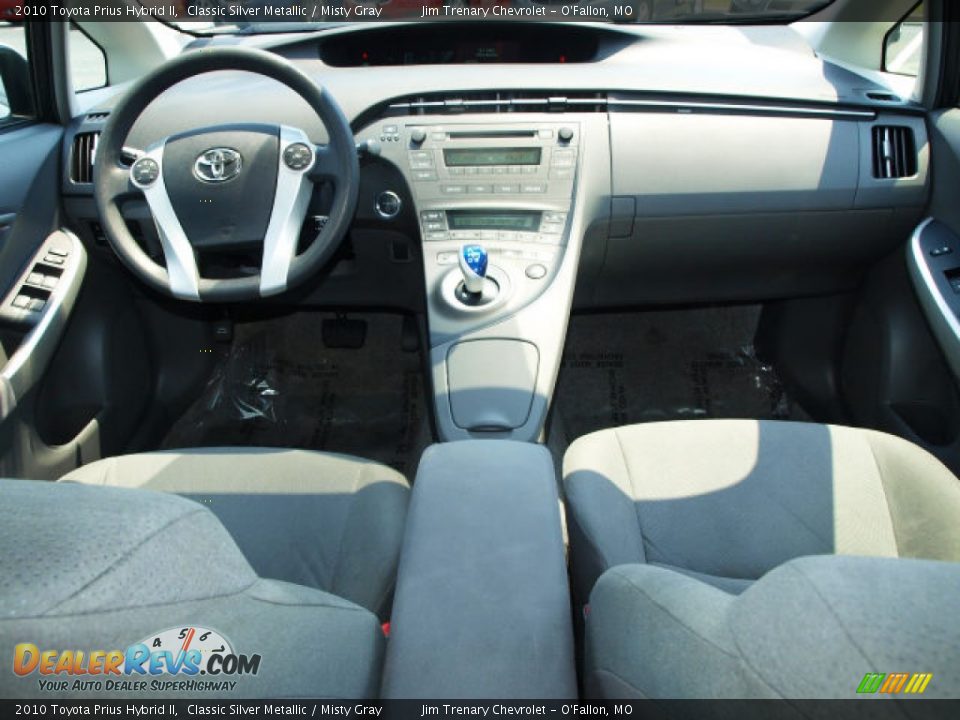 2010 Toyota Prius Hybrid II Classic Silver Metallic / Misty Gray Photo #10