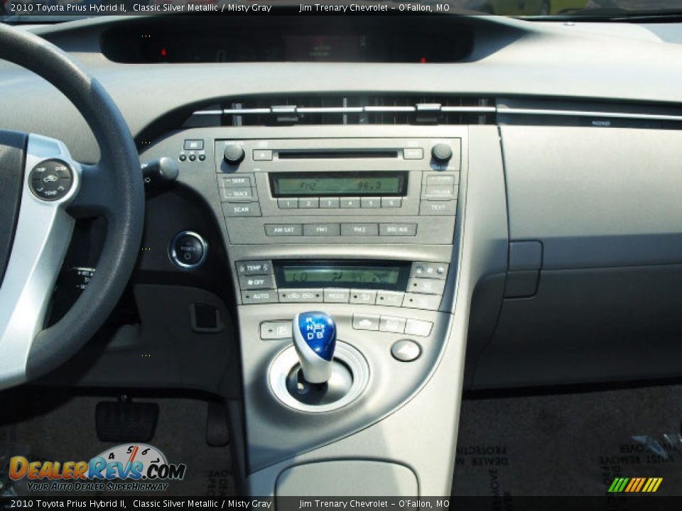 2010 Toyota Prius Hybrid II Classic Silver Metallic / Misty Gray Photo #12