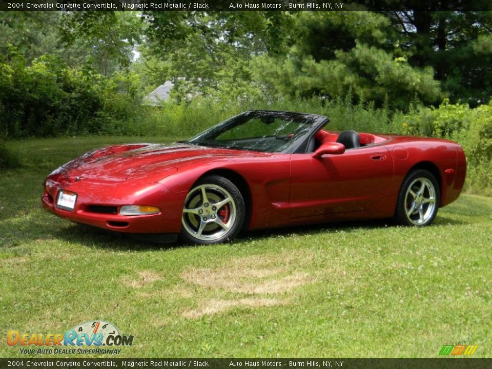 2004 Chevrolet Corvette Convertible Magnetic Red Metallic / Black Photo #1