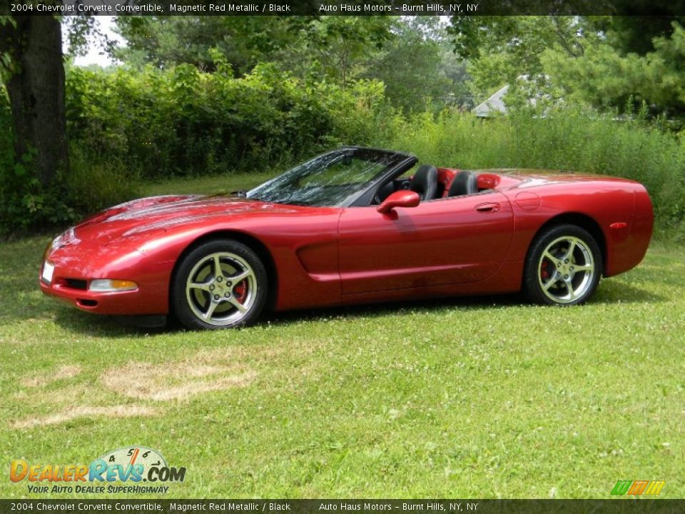 2004 Chevrolet Corvette Convertible Magnetic Red Metallic / Black Photo #2