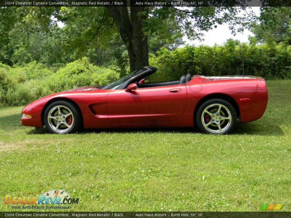 2004 Chevrolet Corvette Convertible Magnetic Red Metallic / Black Photo #3