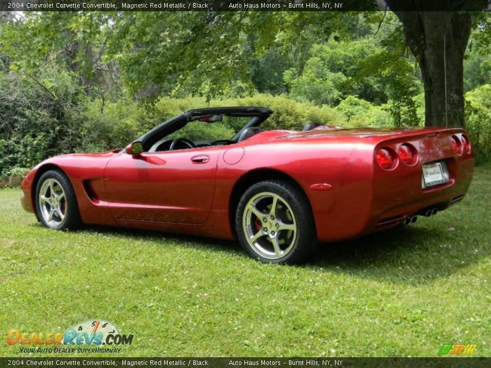 2004 Chevrolet Corvette Convertible Magnetic Red Metallic / Black Photo #4